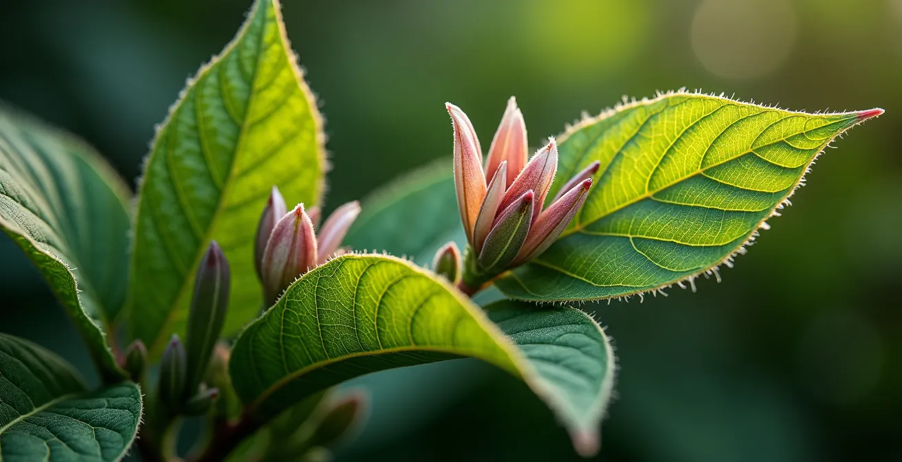 Guide visuel montrant les caractéristiques de la Vigne marronne, du Longose et de la Tulipe du Gabon
